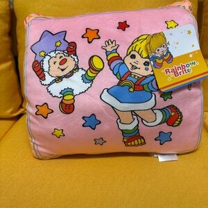 Rainbow Brite Pink Plush Accent Pillow by Rainbow Brite
